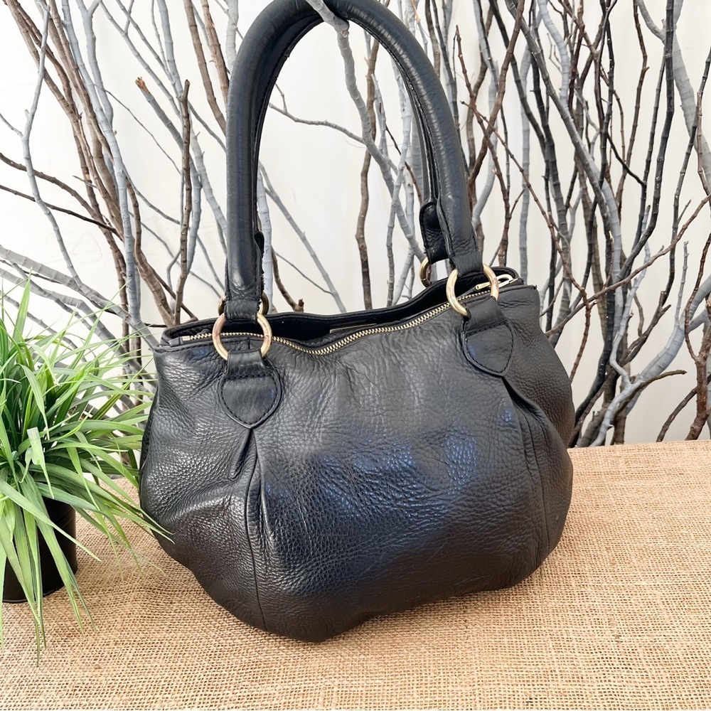 J. Crew Black Leather Satchel - Picture 9 of 15